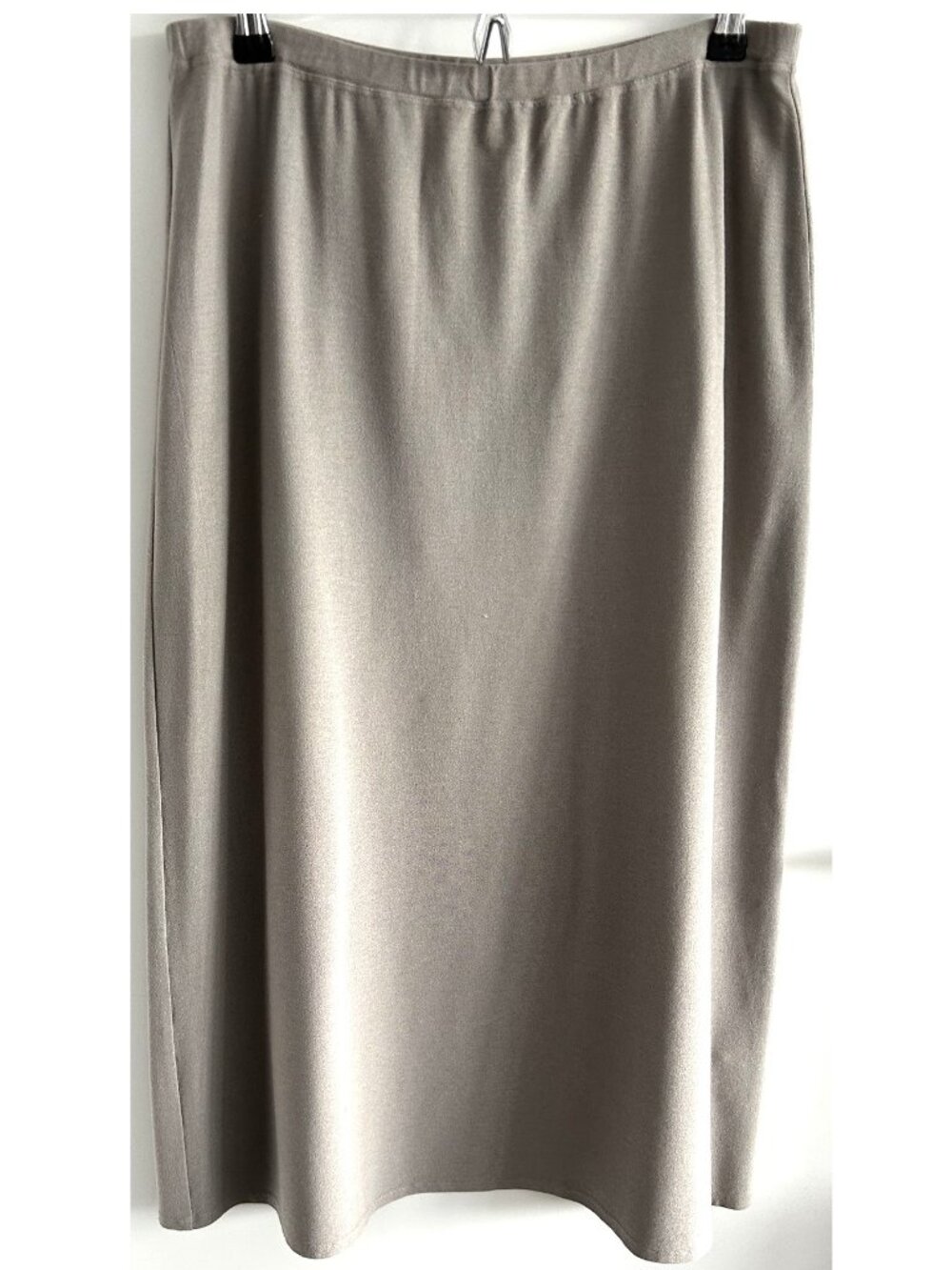Eileen Fisher Grey A Line Skirt Sz M